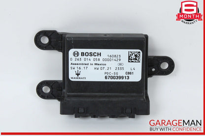 14-17 Maserati Ghibli Parking Park Sensor PDC Control Module Unit 670039913 OEM