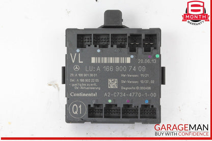 12-19 Mercedes X166 GL450 ML400 GLE350 Front Left Side Door Control Module Unit