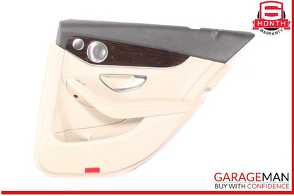15-21 Mercedes W205 C300 C350e C400 Rear Right Side Interior Door Panel OEM