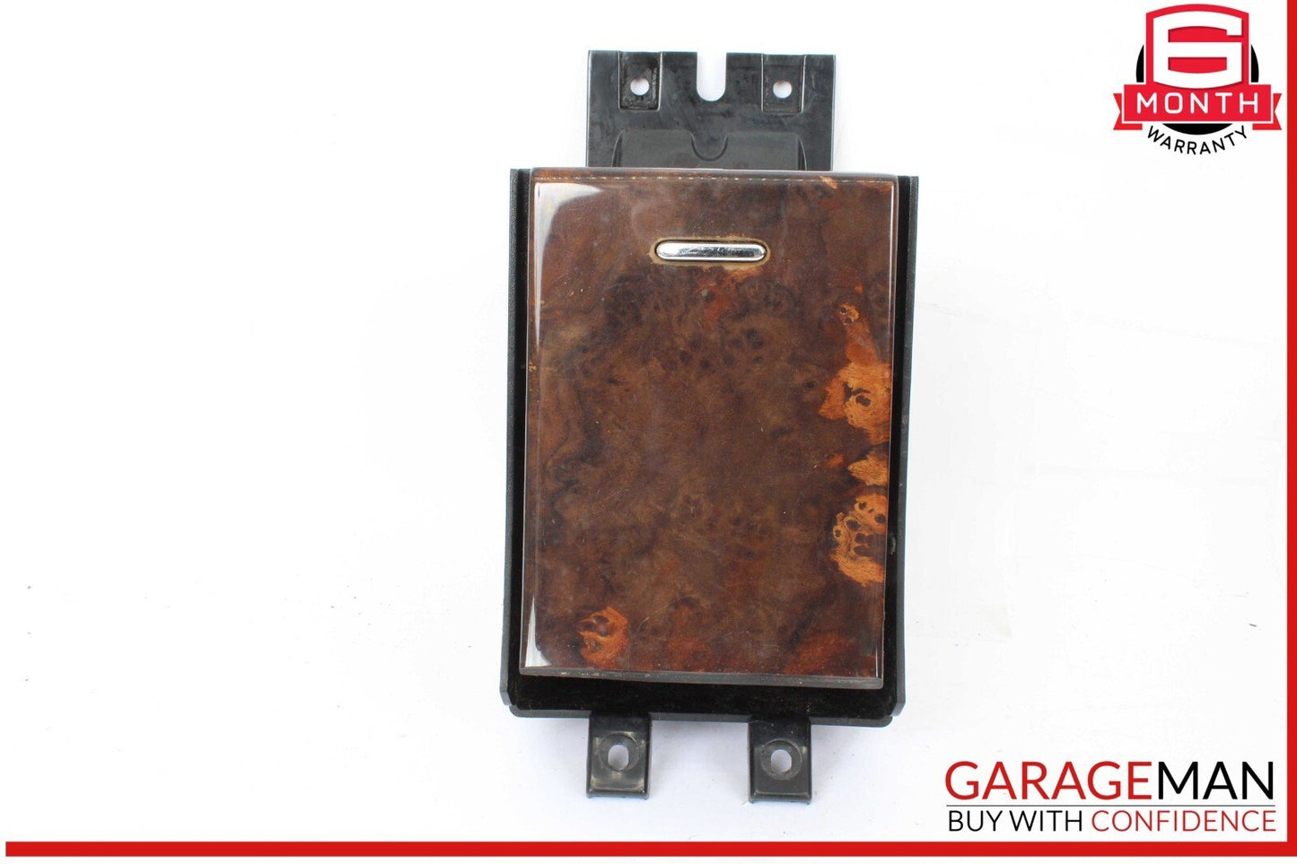 09-15 Jaguar X250 XF XFR Center Console Storage Compartment Wood OEM