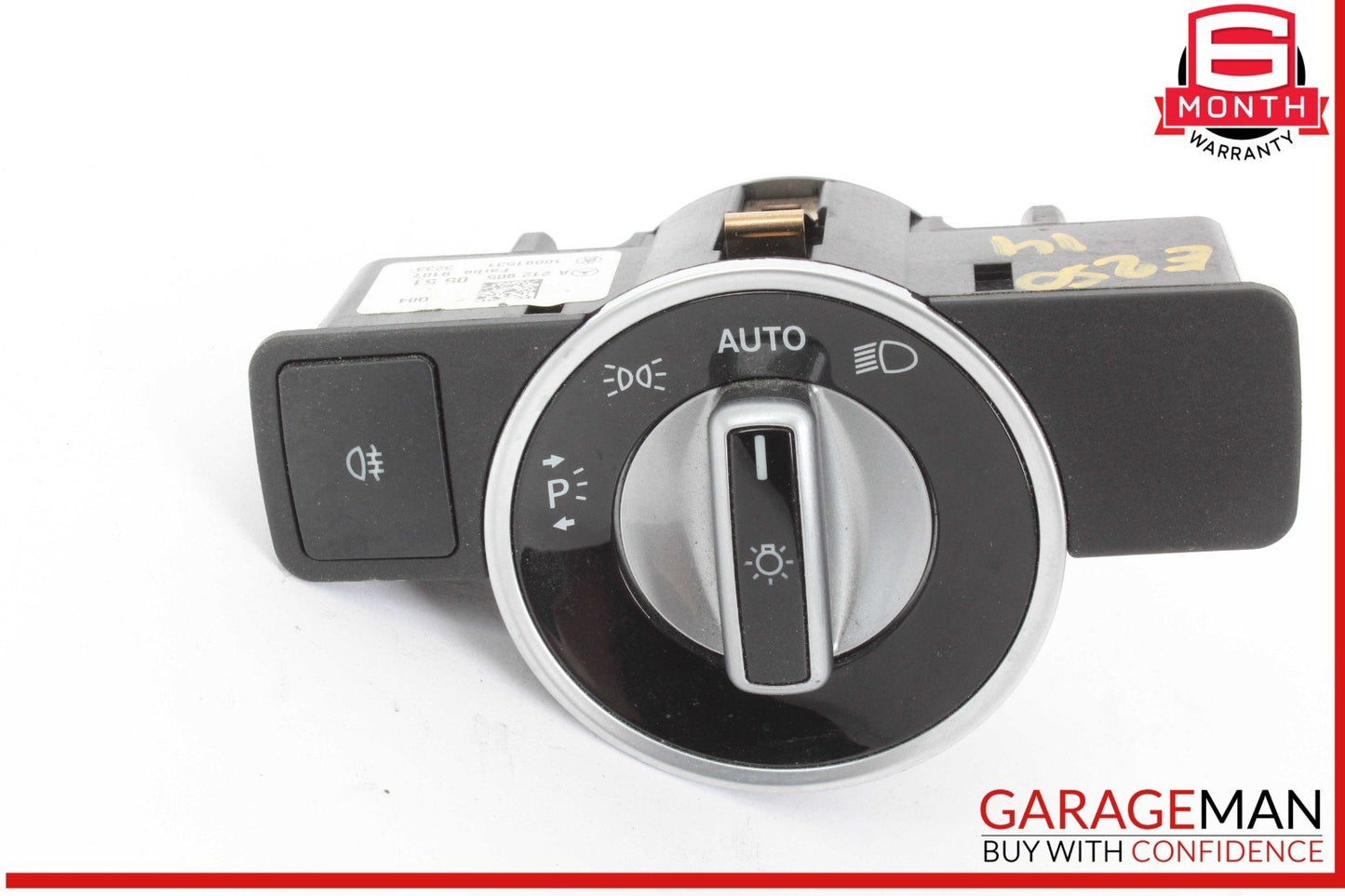 08-20 Mercedes W212 E250 CLS550 Headlight Fog Light Switch Control Module OEM