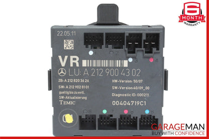 08-18 Mercedes W204 C250 Front Right Side Door Control Module  2129004302 OEM