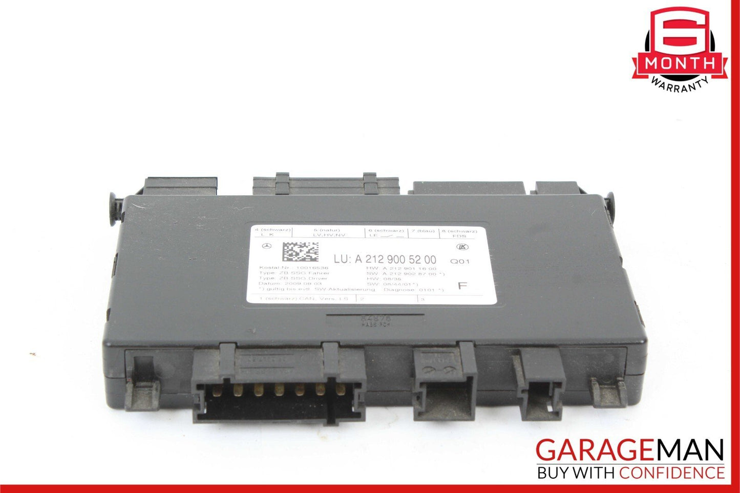 08-18 Mercedes W212 E350 SLK250 Seat Control Module Front Left Driver Side OEM