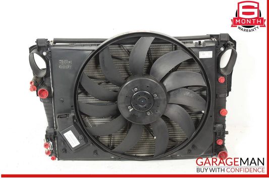02-06 Mercedes W220 S430 Engine Motor Cooling Fan Shroud w/ Radiator OEM