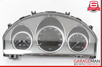 08-11 Mercedes W204 C300 C350 Speedometer Odometer Instrument Cluster Gauge