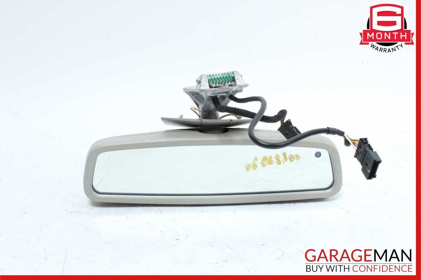 06-11 Mercedes W219 CLS500 CLS550 CLS63 Interior Rear View Mirror Gray OEM
