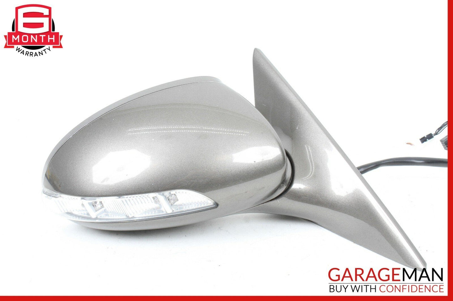 06-08 Mercedes W219 CLS500 Front Right Passenger Side Mirror Door Rear View Gray
