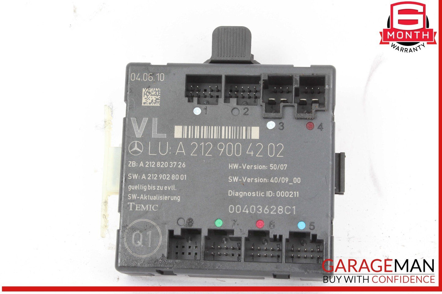 08-18 Mercedes W212 E550 E350 E400 Front Left Side Door Control Module Unit OEM