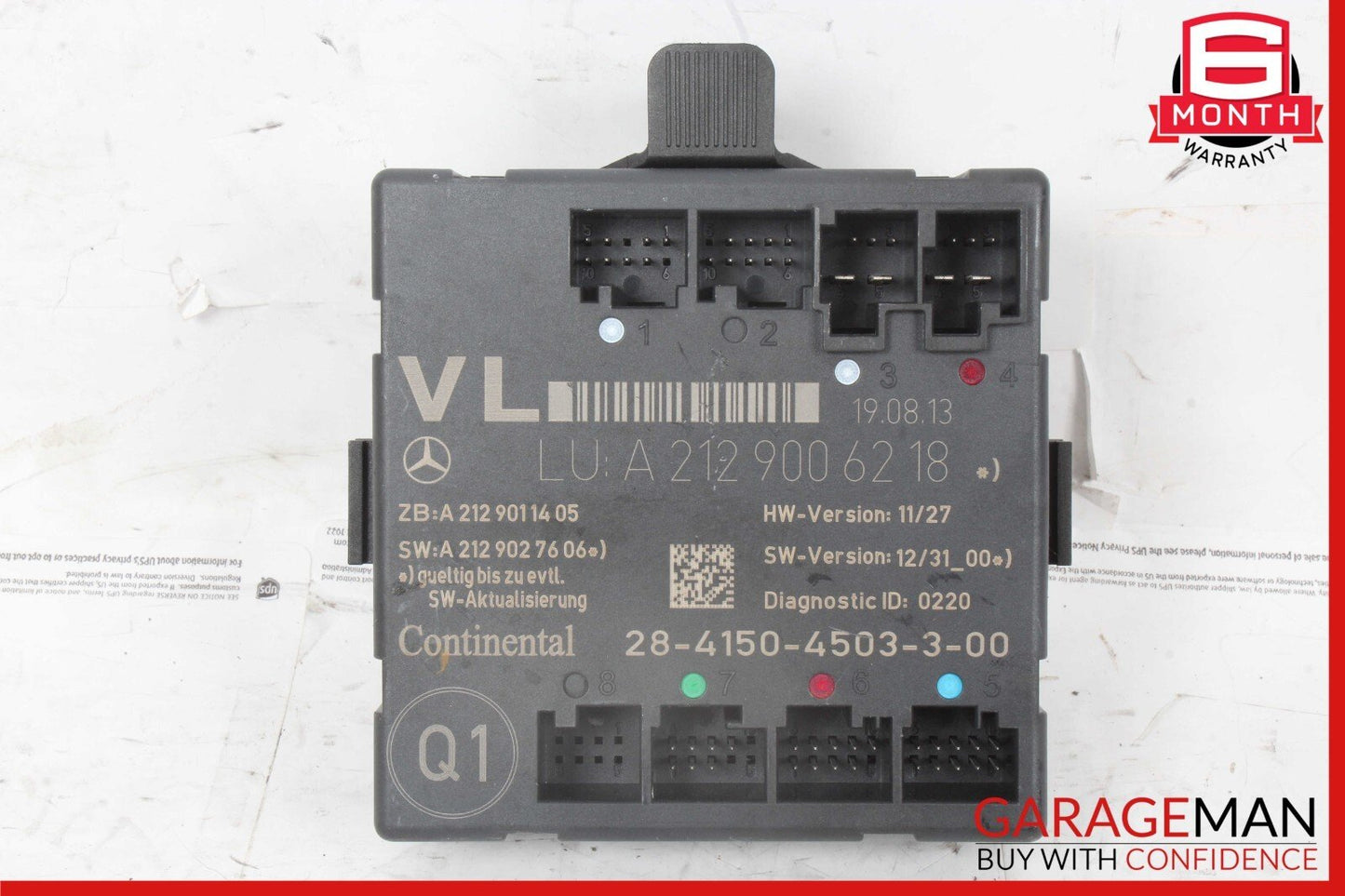 08-18 Mercedes W207 E350 C250 C350 Front Left Door Control Module 2129006218 OEM