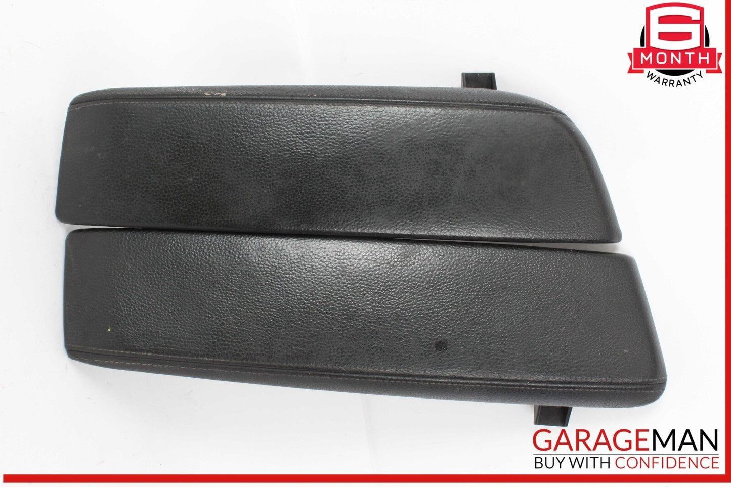 17-20 BMW 530E Front Center Console Left & Right Arm Rest Armrest Black OEM