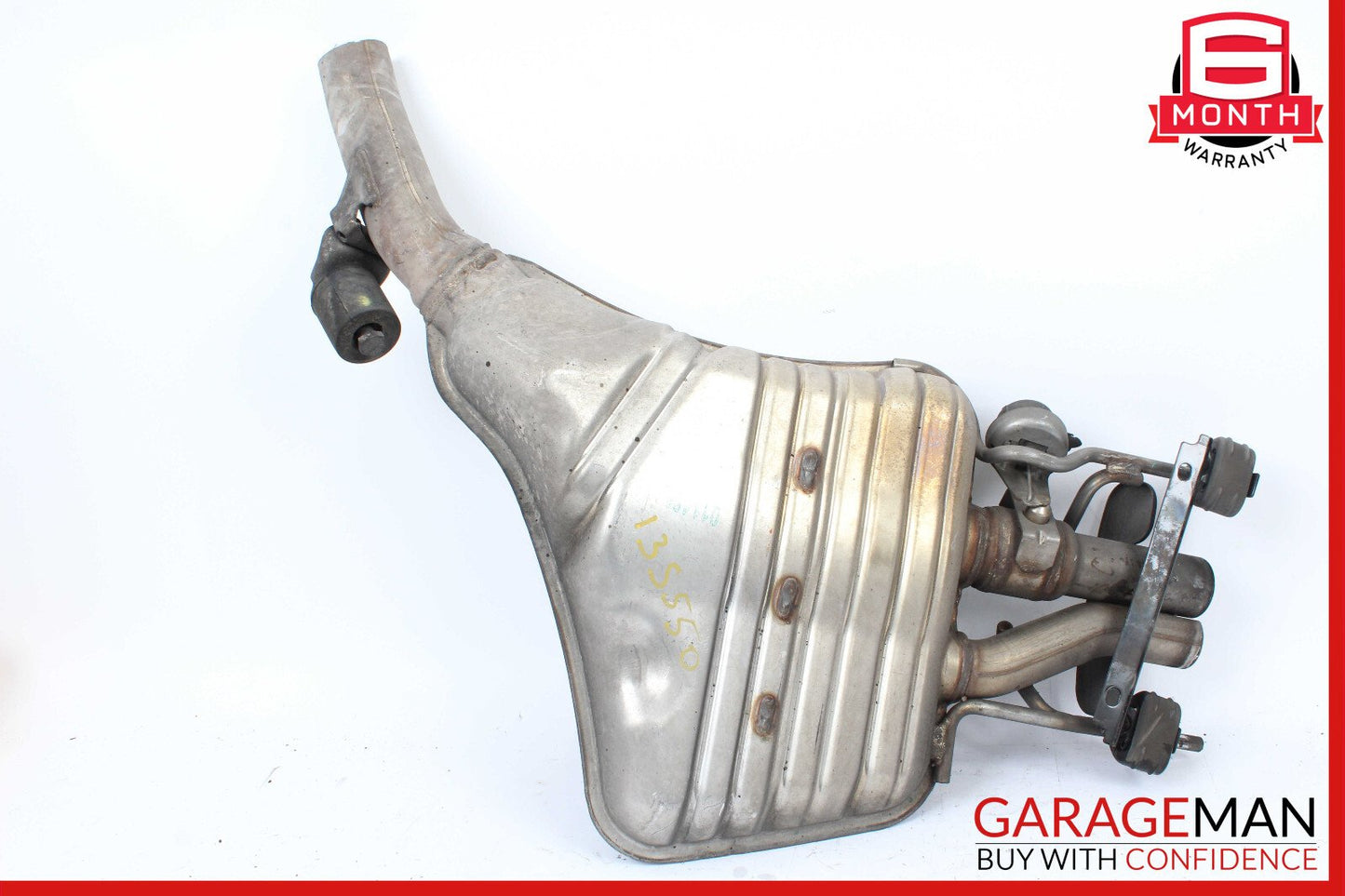 12-13 Mercedes W221 S550 4.7 Rear Left Driver Side Exhaust Muffler Tips OEM