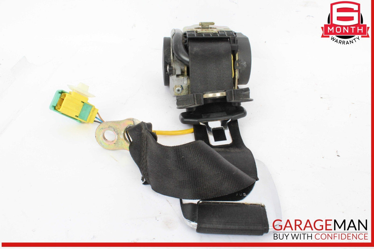 03-06 Porsche Cayenne 955 Rear Right Passenger Side Seat Belt Seatbelt Black OEM