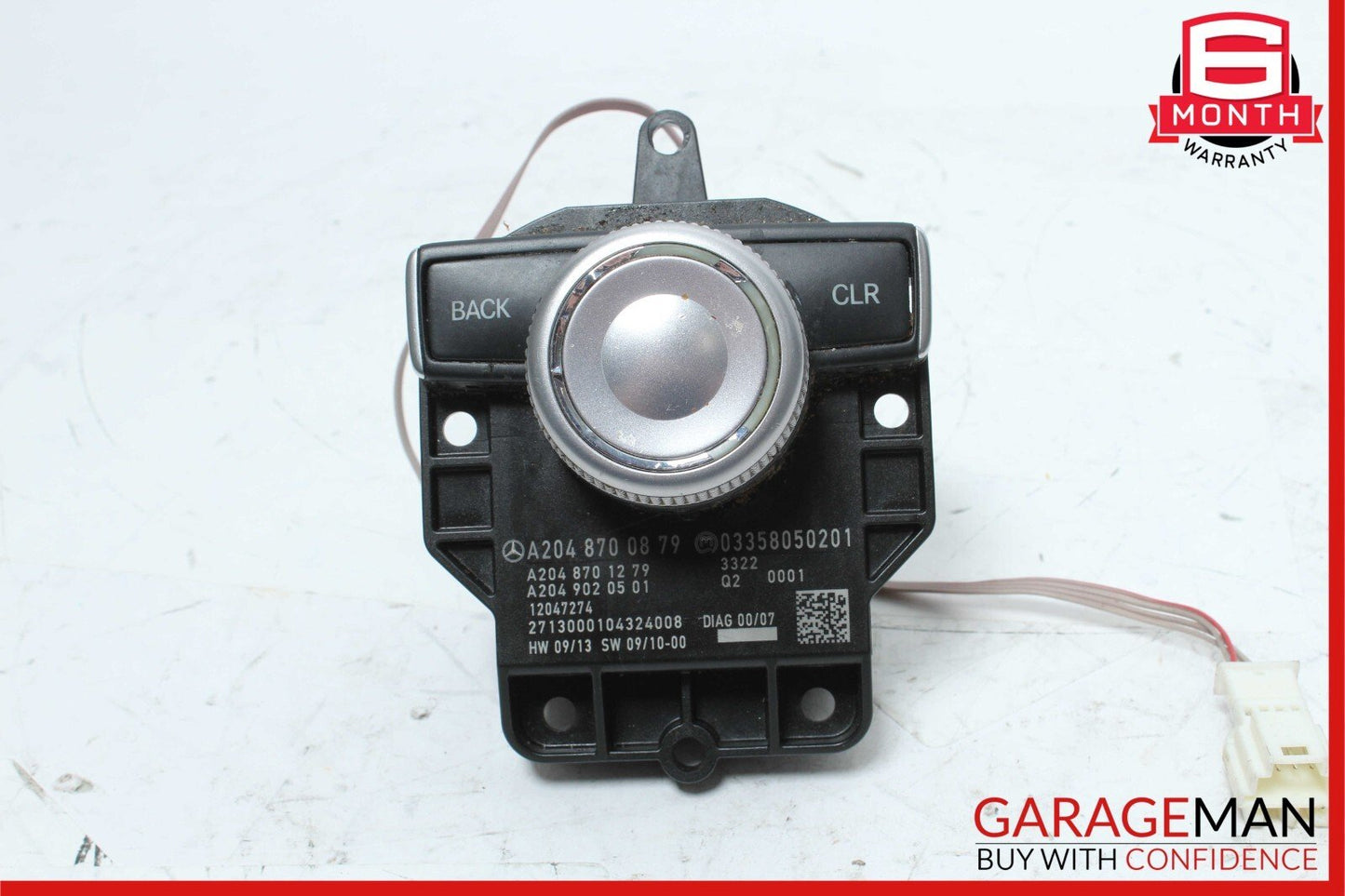 08-12 Mercedes W204 C350 GLK350 Console Command Controller Knob Multi Switch OEM