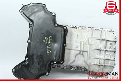 06-09 Mercedes W209 CLK350 E350 C350 Engine Upper Oil Sump Baffle Pan Assembly