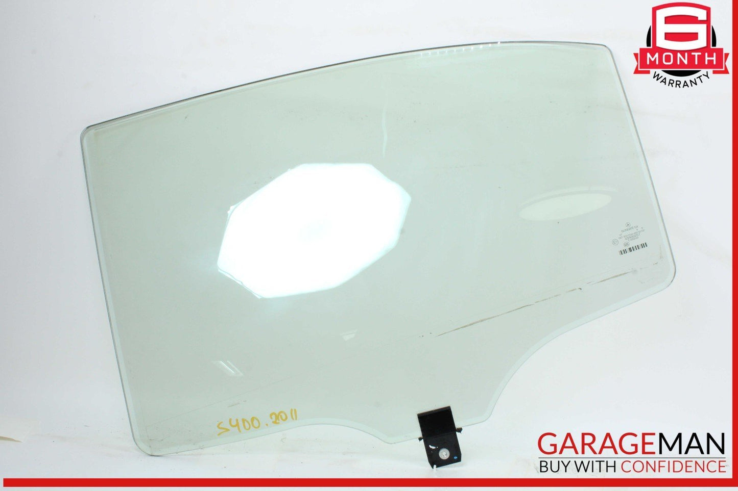 07-13 Mercedes W221 S400 S550 S600 Rear Left Side Door Window Auto Glass OEM