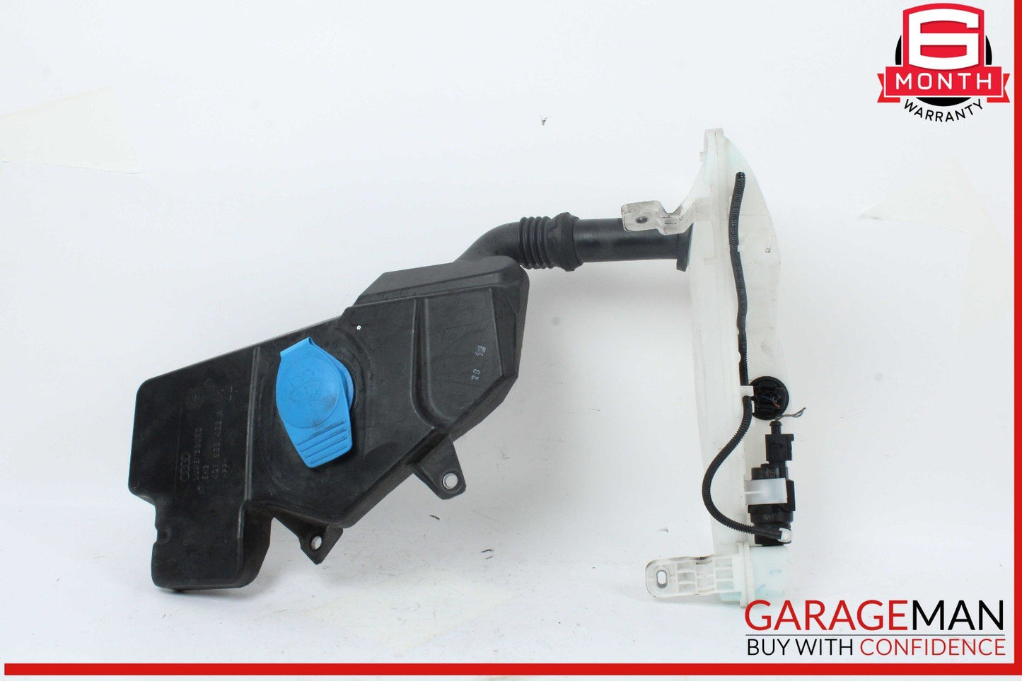 12-18 Audi S6 Windshield Washer Fluid Reservoir Tank Filler Neck Assembly OEM