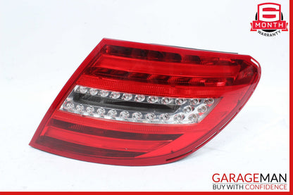 12-14 Mercedes W204 C250 C350 Tail Light Lamp LED Right Passenger Side OEM