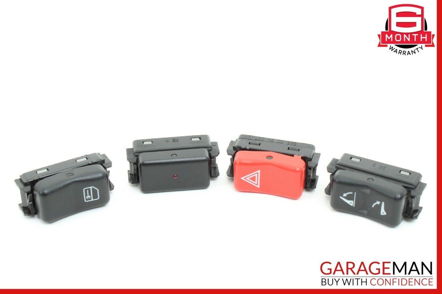 90-02 Mercedes R129 SL320 Interior Control Switch Button Set OEM