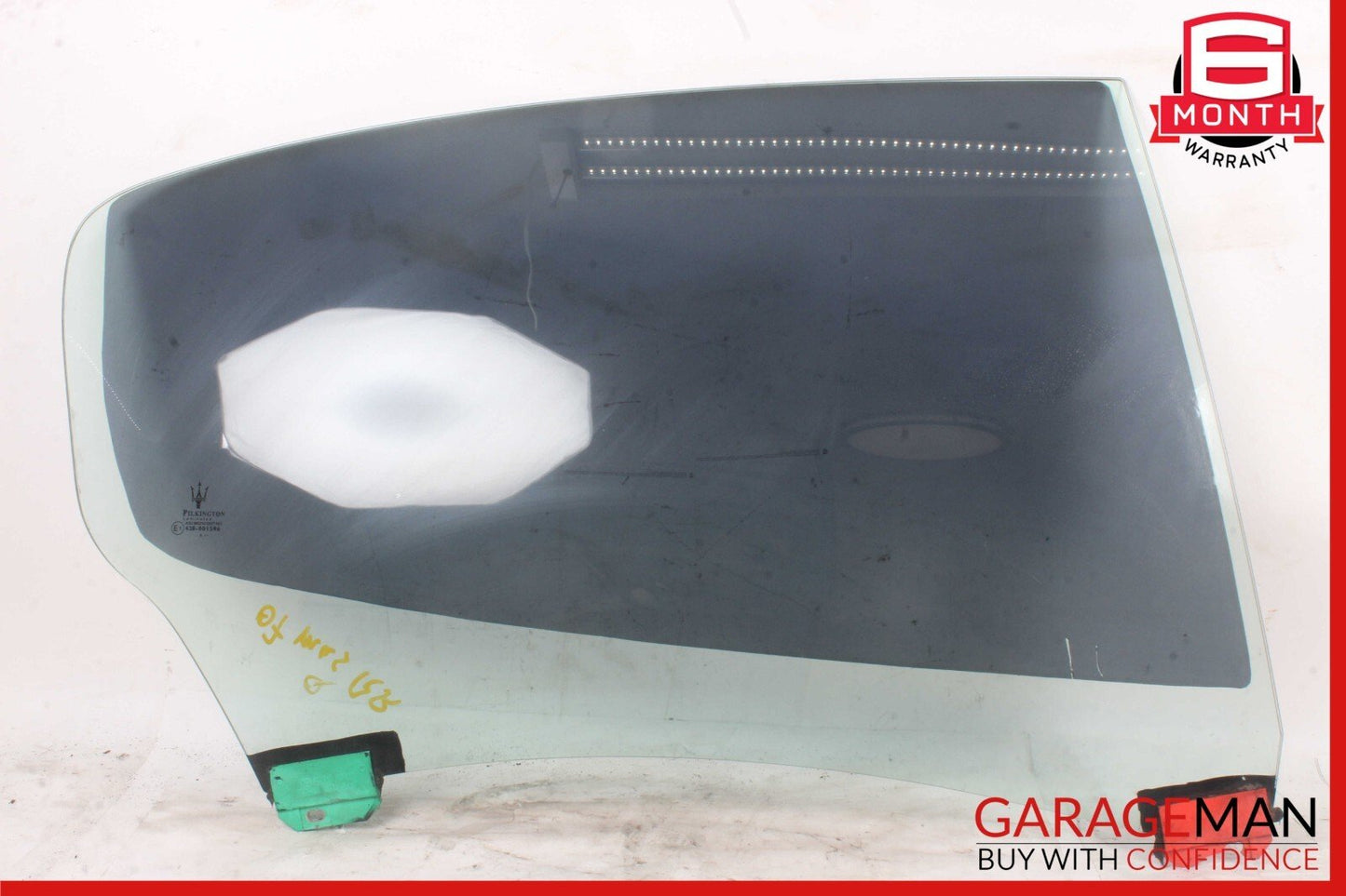03-13 Maserati Quattroporte M139 Rear Right Side Door Window Glass OEM