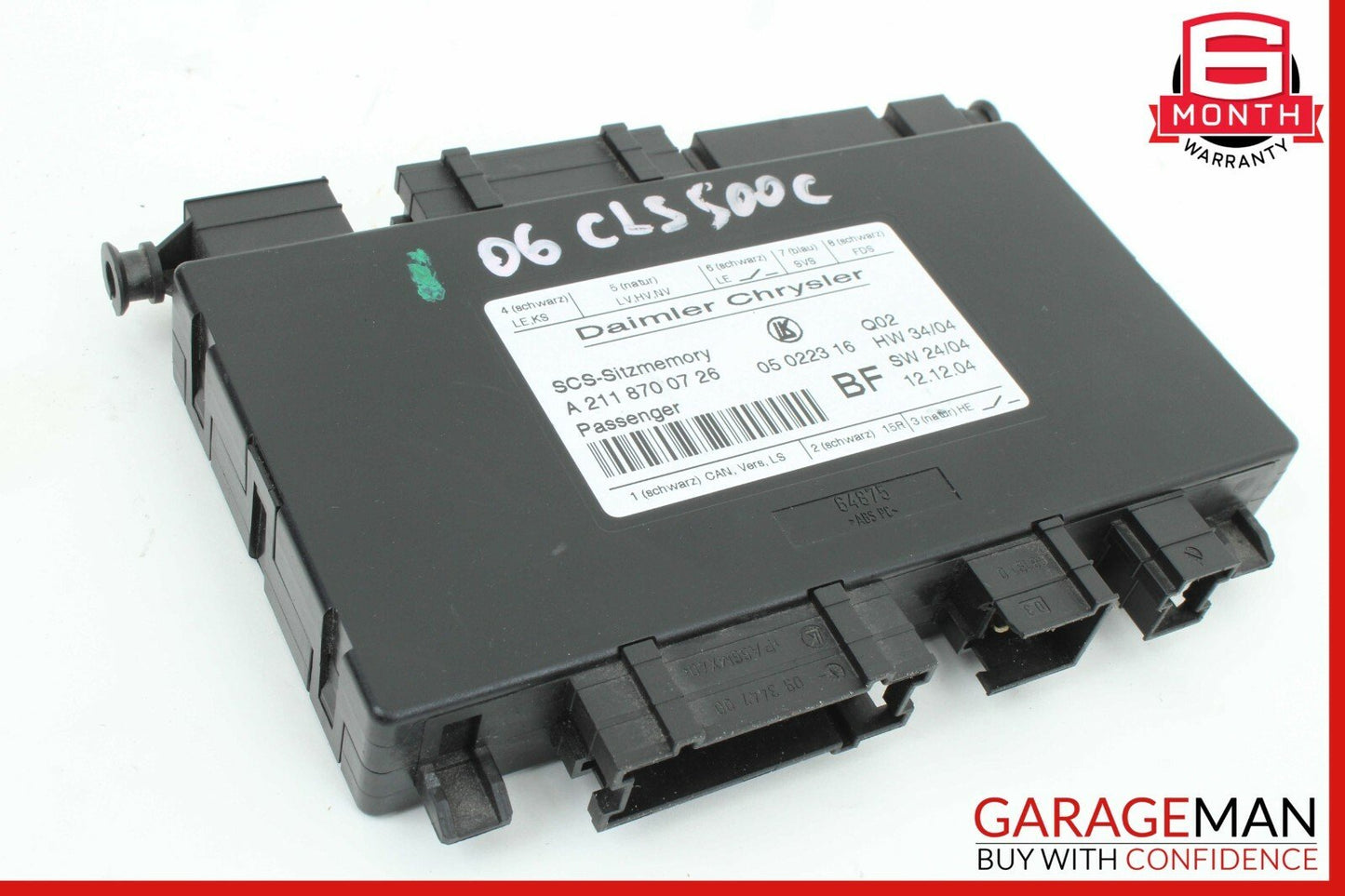 03-11 Mercedes CLS500 E350 Front Right Side Under Seat Control Module Unit OEM