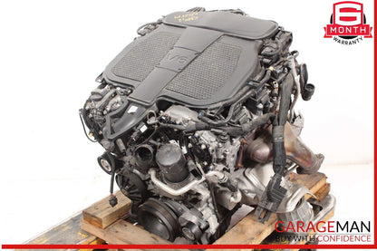 12-16 Mercedes W204 C350 3.5L V6 RWD Engine Motor Block Assembly OEM