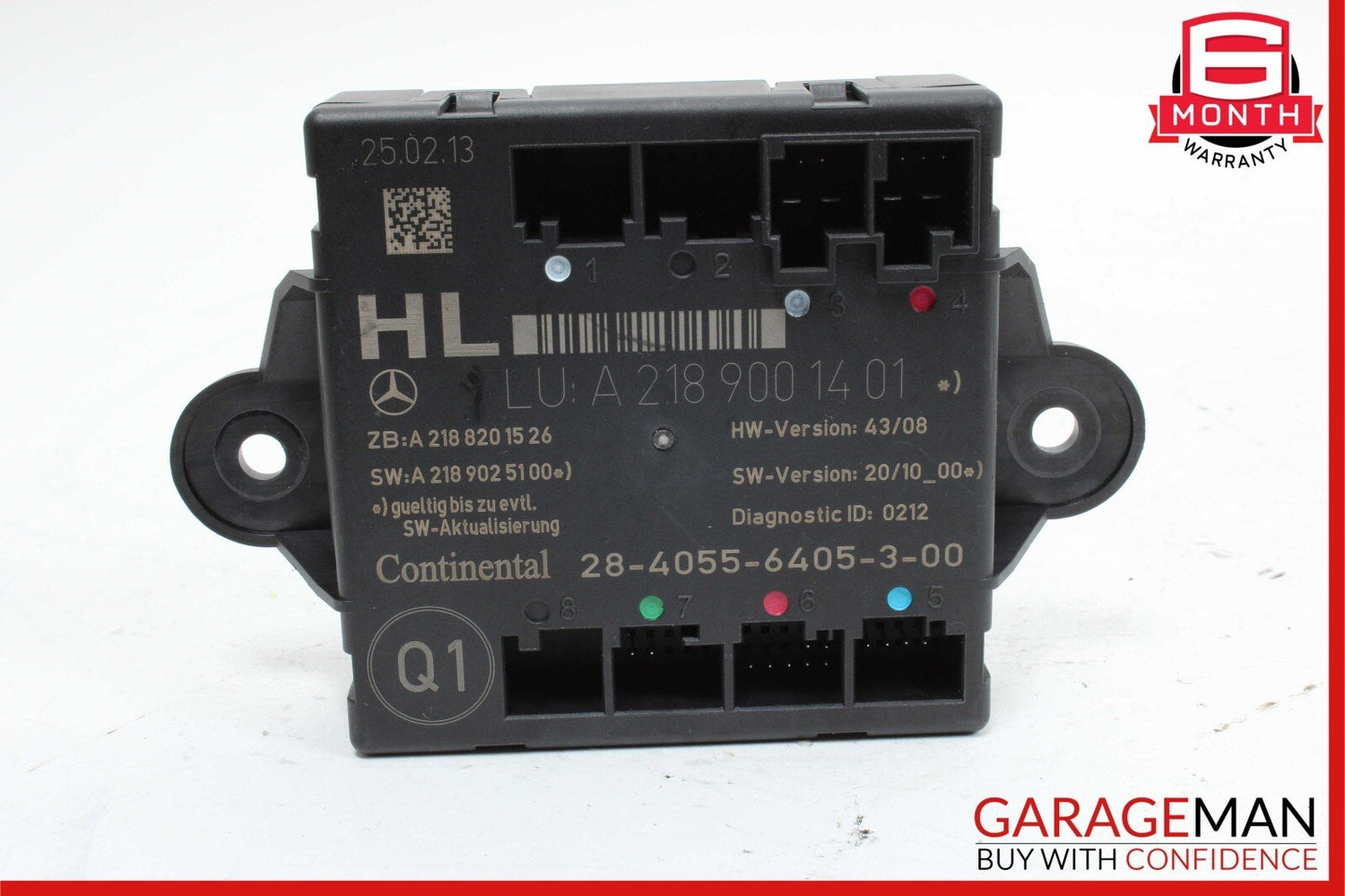 08-18 Mercedes X204 GLK250 CLS550 C250 Rear Left Side Door Controls Module Unit