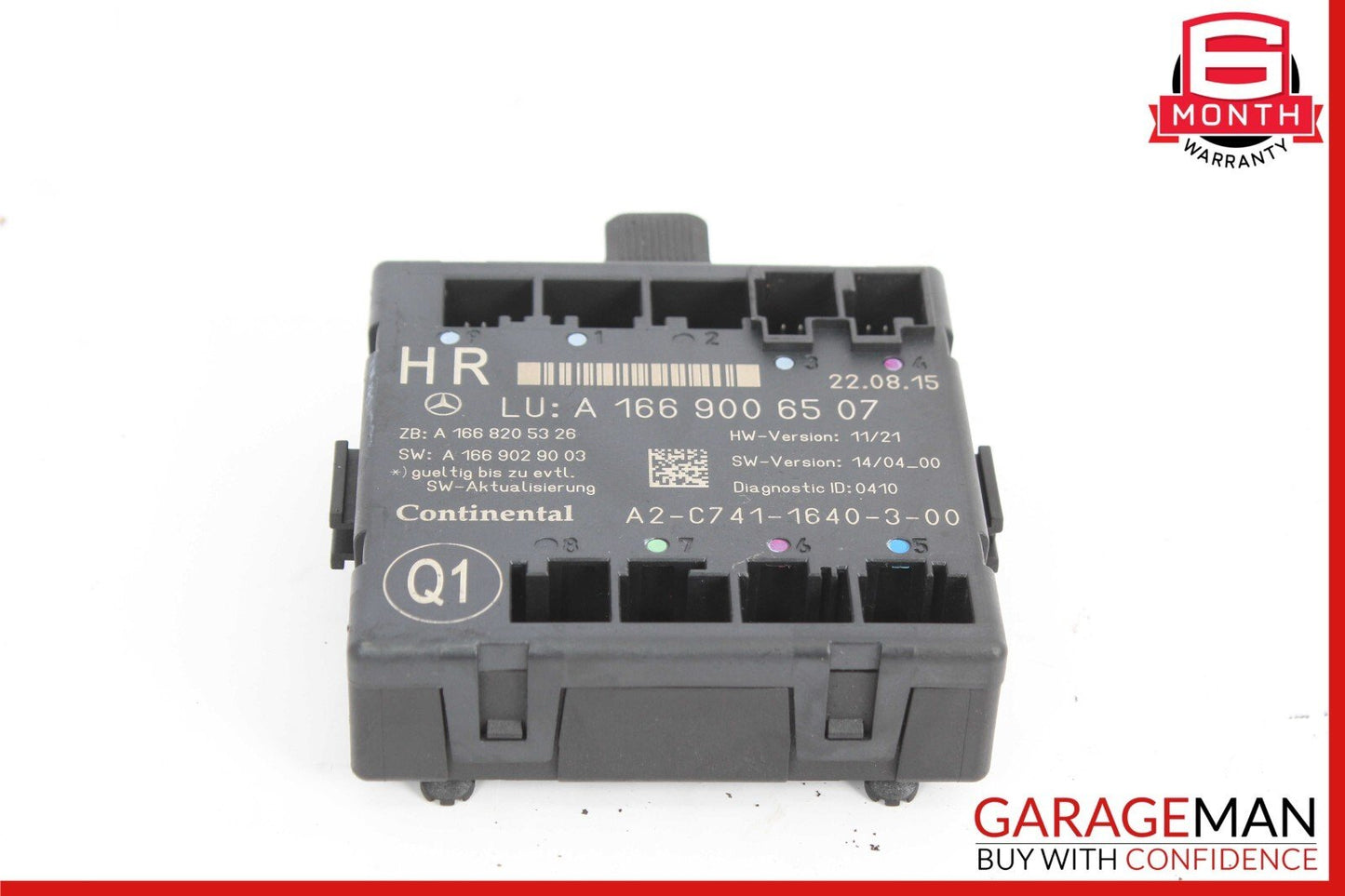 12-19 Mercedes X166 GL450 ML400 GLE350 Rear Right Side Door Control Module Unit