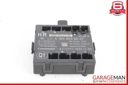 12-19 Mercedes X166 GL450 ML400 GLE350 Rear Right Side Door Control Module Unit