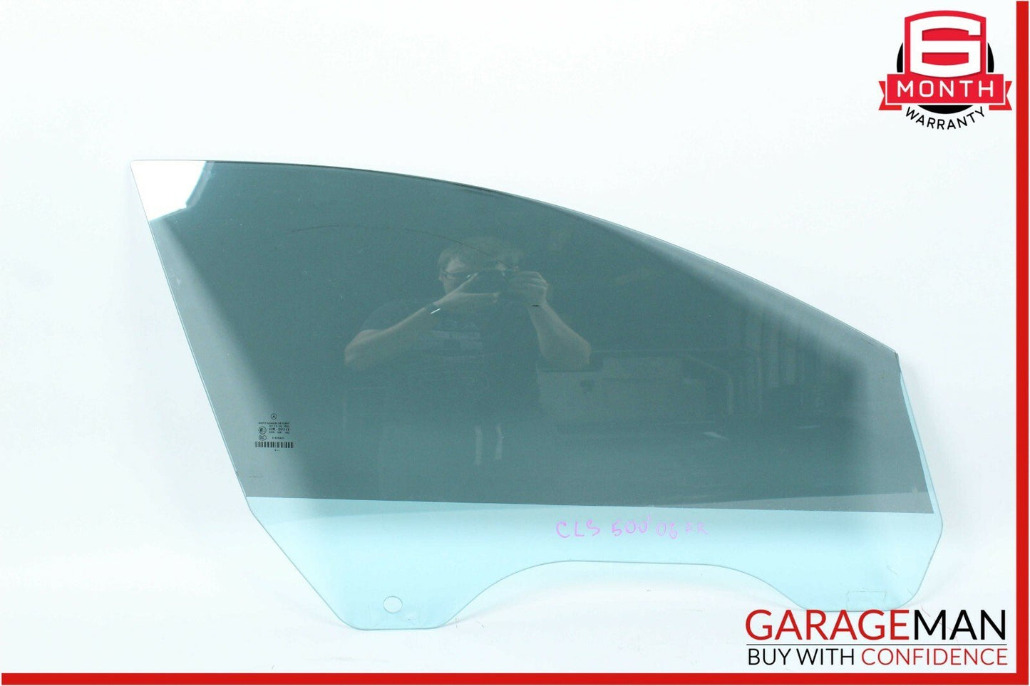 06-11 Mercedes W219 CLS500 CLS350 Front Right Passenger Door Window Glass Tinted
