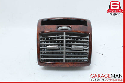 00-06 Mercedes W220 S500 Center Console Rear Air Vent 2208300654 Wood OEM