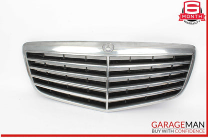 07-09 Mercedes W211 E500 E350 Front Center Bumper Grill Grille Trim Cover Panel