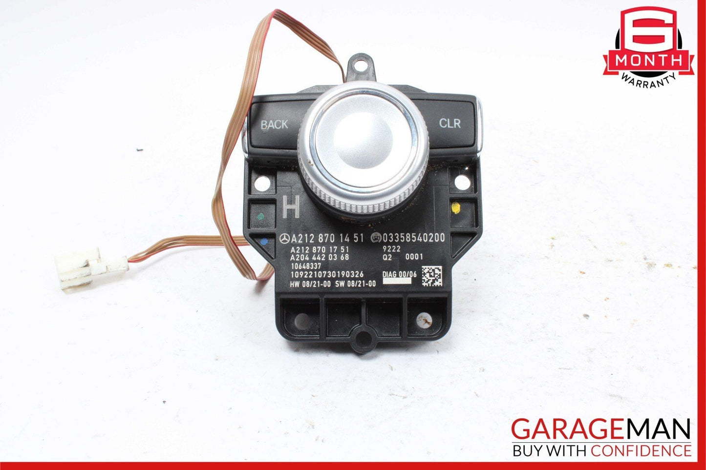 10-13 Mercedes W212 E550 E350 E63 Console Head Unit Multi Knob Controller Switch