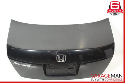 08-12 Honda Accord LX-P Rear Trunk Deck Lid Black OEM
