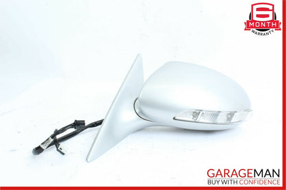 06-08 Mercedes W219 CLS500 Front Left Side Door Mirror Rear View Cubanite Silver