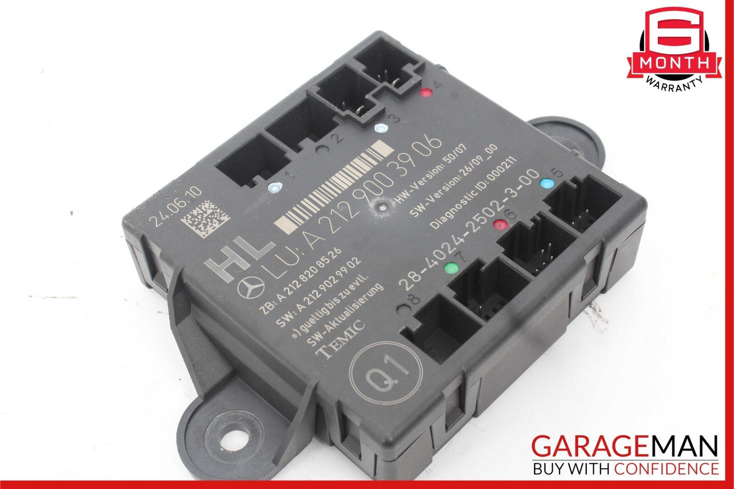 08-18 Mercedes W212 E550 C300 CLS550 Rear Left Side Door Control Module OEM