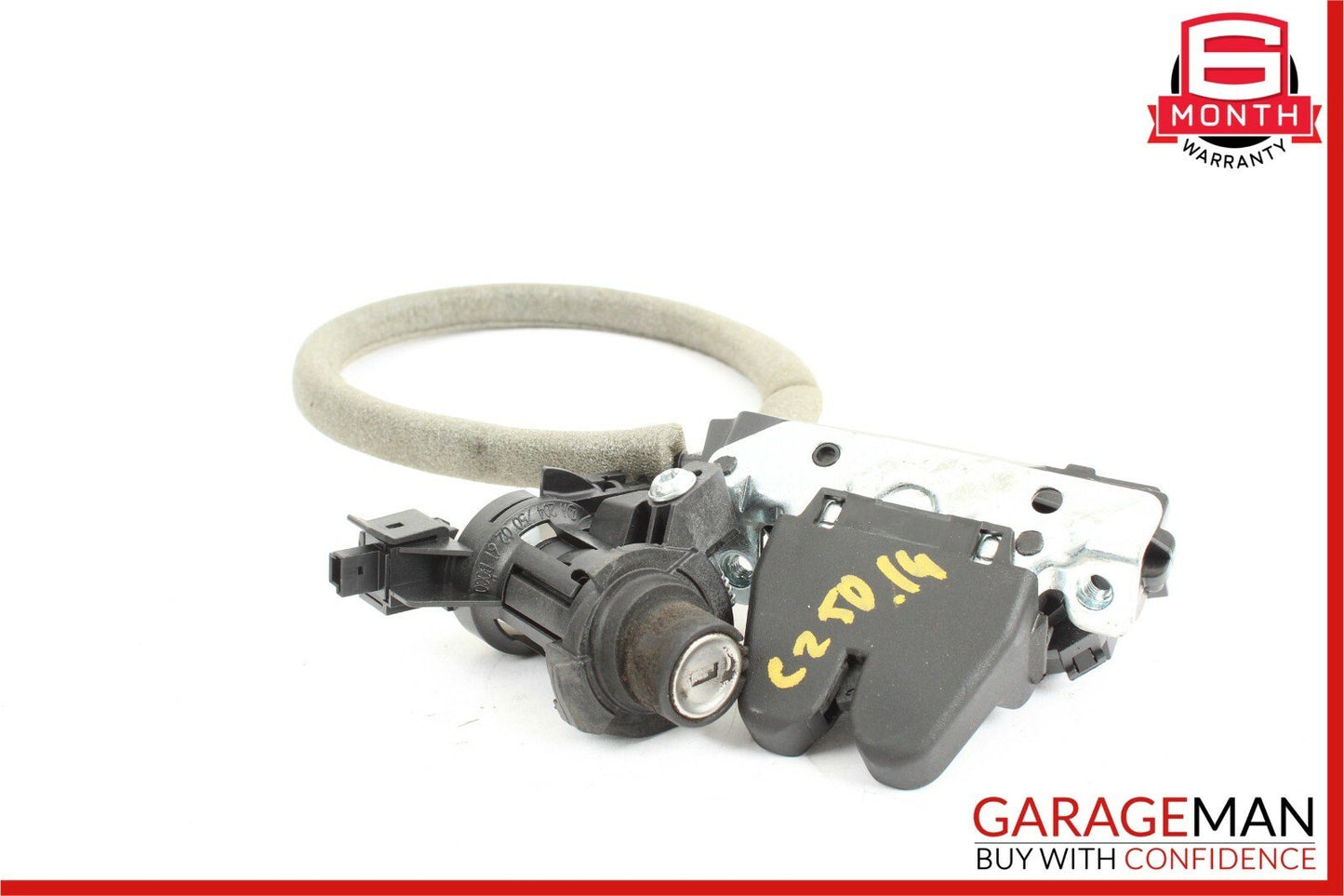 08-15 Mercedes W204 C250 Trunk Lid Lock Latch Actuator w/ Cylinder Mechanism OEM