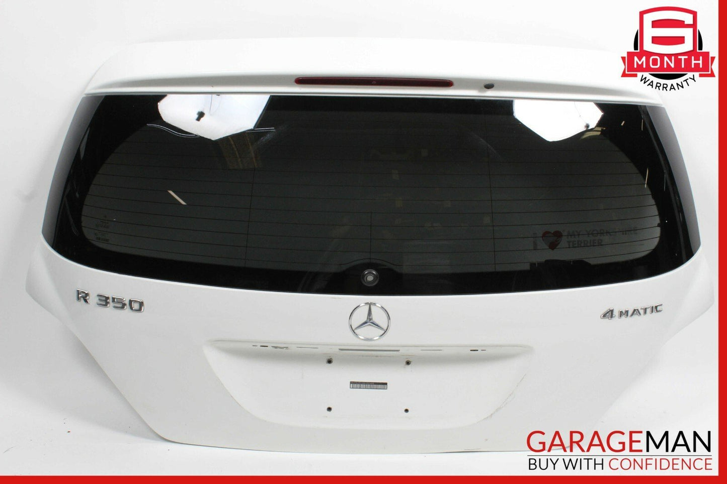 06-10 Mercedes W251 R350 Trunk Lid Hatch Tailgate Shell Tail Gate Liftgate White