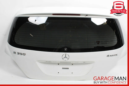 06-10 Mercedes W251 R350 Trunk Lid Hatch Tailgate Shell Tail Gate Liftgate White