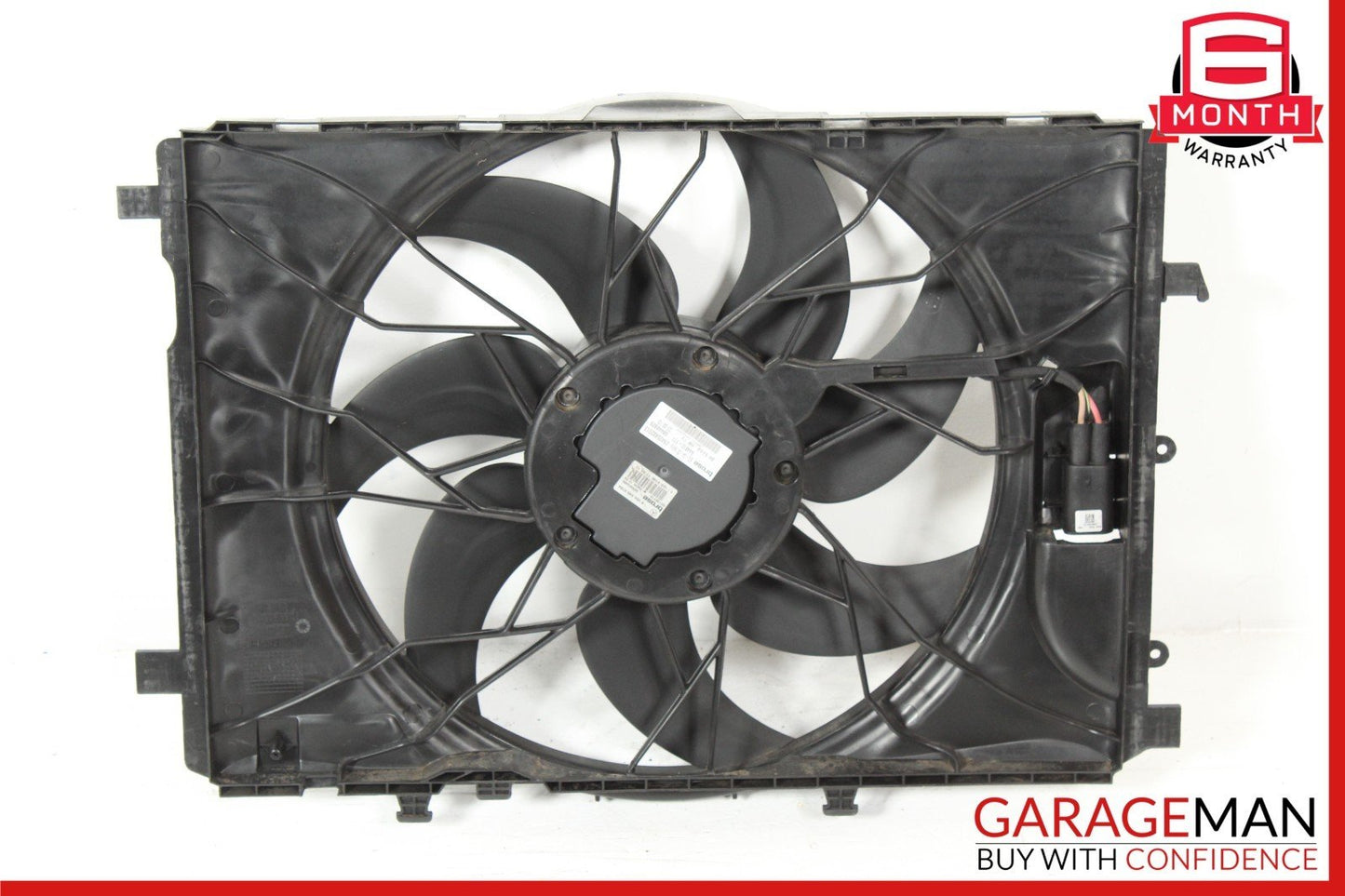 08-18 Mercedes W212 E350 C300 Engine Radiator Cooling Fan Motor Assembly OEM