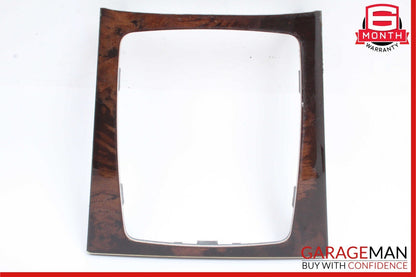 08-14 Mercedes  C250 GLK350 E350 Center Console Shift Shifter Bezel Trim Wood