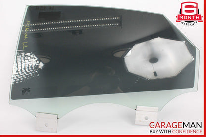 10-15 Jaguar XJ XJR Rear Left Driver Side Door Window Glass OEM