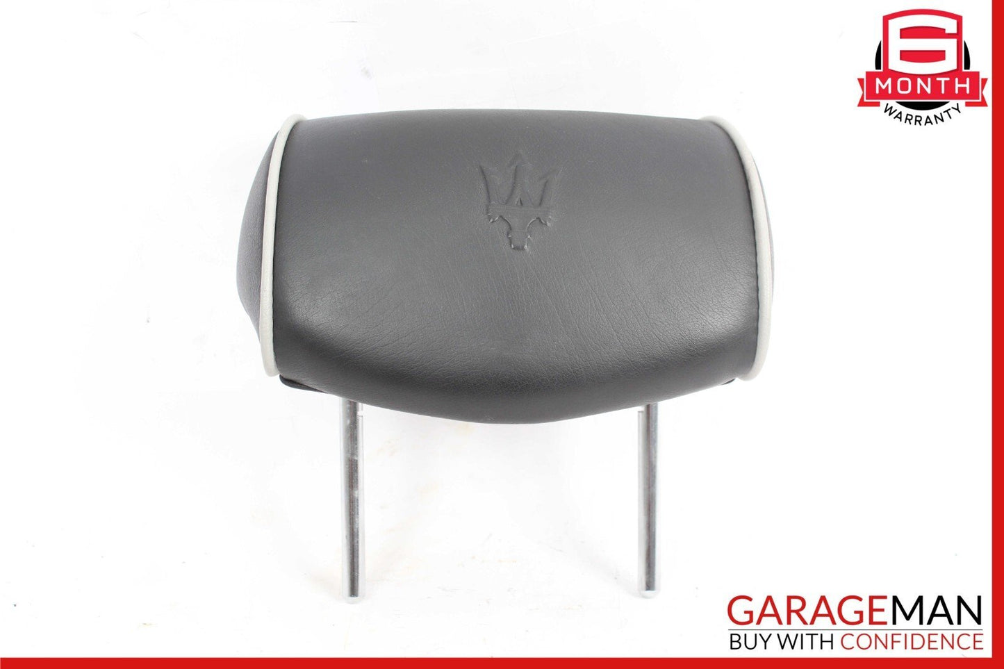 03-13 Maserati Quattroporte M139 Rear Right or Left Seat Headrest Black OEM