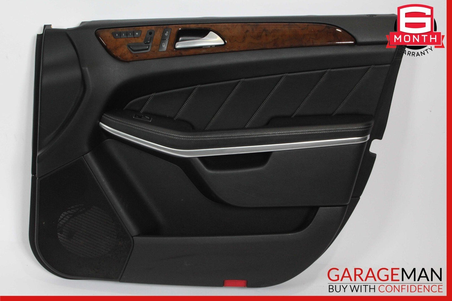 13-16 Mercedes X166 GL450 Front Right Side Interior Door Panel Cover Trim Black