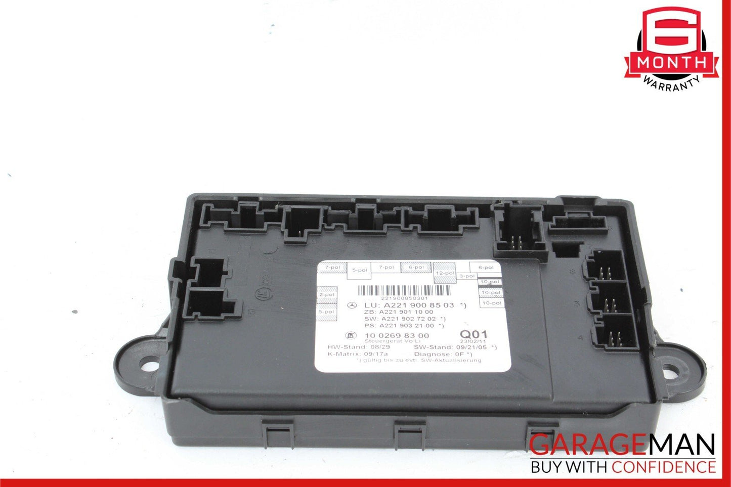 07-13 Mercedes W221 S350 S400 S550 Front Left Side Door Control Module Unit OEM
