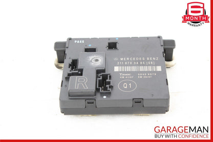07-09 Mercedes W211 E350 E550 Rear Right Door Control Module 2118703485 OEM
