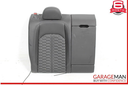 18-23 Audi RS5 Rear Right Side Upper Seat Cushion w/ Armrest Black OEM