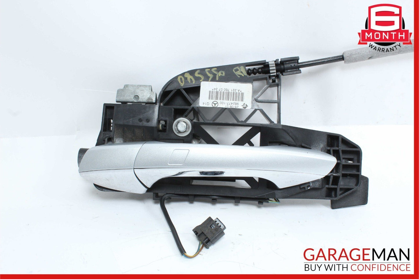 07-13 Mercedes W221 S550 S400 Rear Left Exterior Door Handle Keyless Go OEM