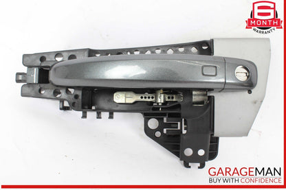 14-17 Audi SQ5 Front Left Driver Side Exterior Door Handle Gray OEM