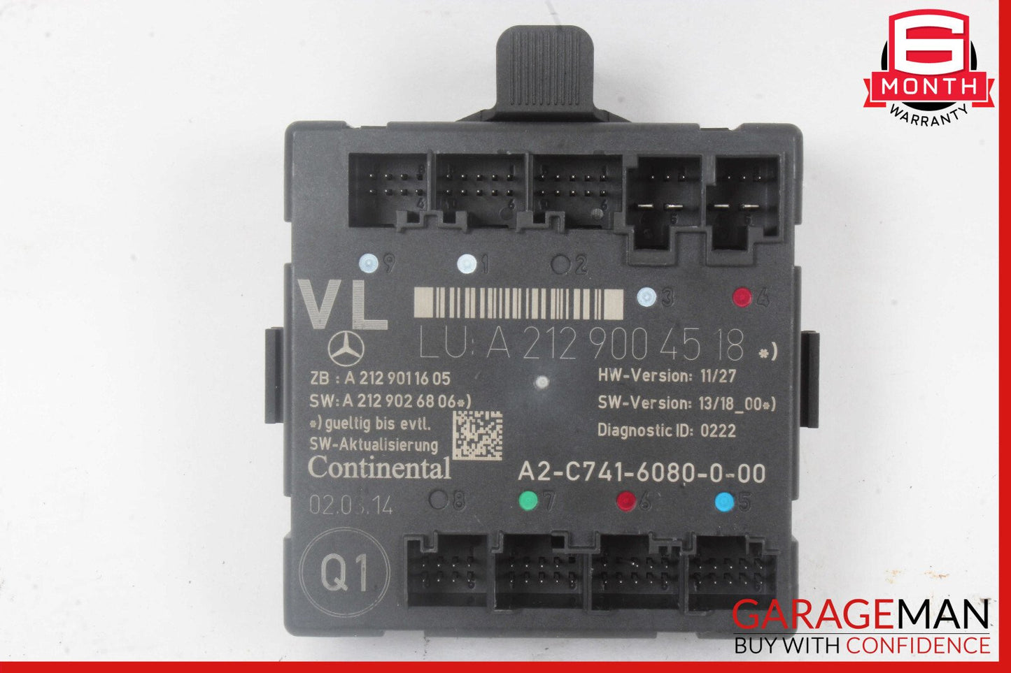 08-18 Mercedes W204 Ð¡250 Front Left Side Door Control Module Unit OEM