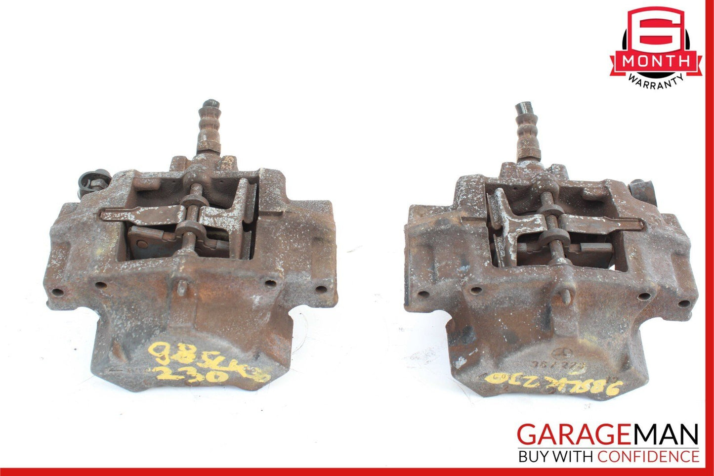 97-04 Mercedes R170 SLK230 SLK320 Rear Right & Left Side Brake Caliper Set OEM